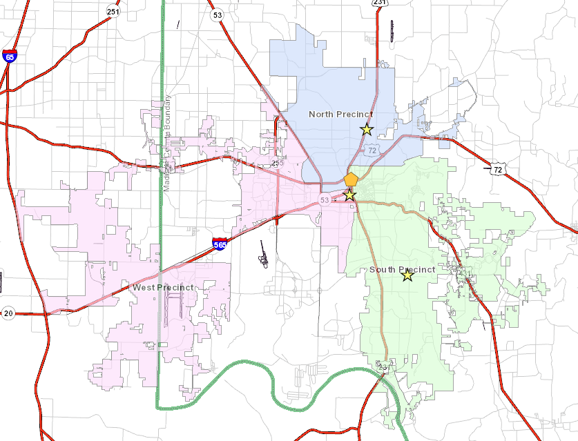 Huntsville City Limits Map Gis Map Gallery